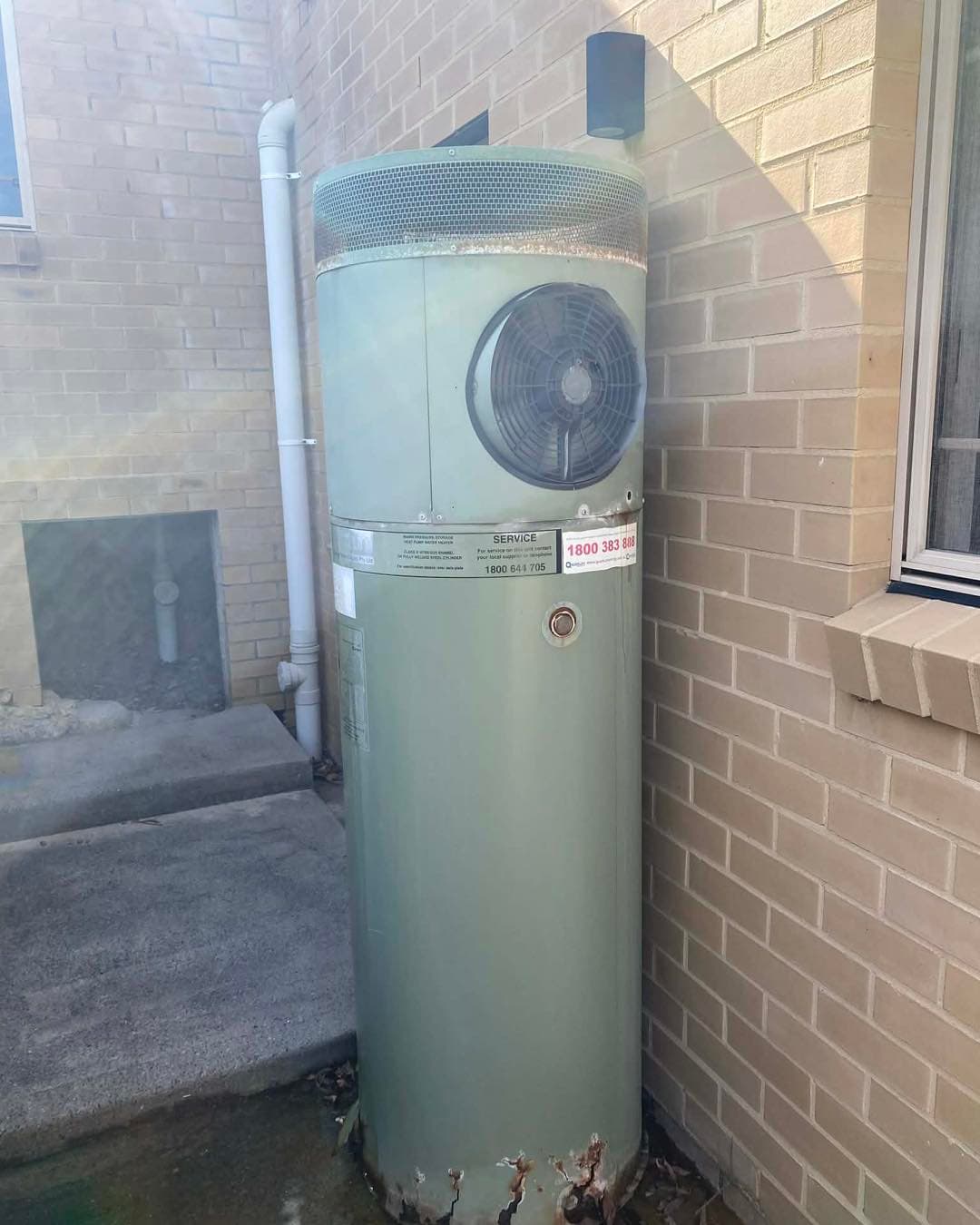 Before: Hot Water System Replacement